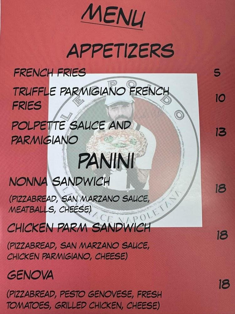 Leopoldo La Verace Menu image 3